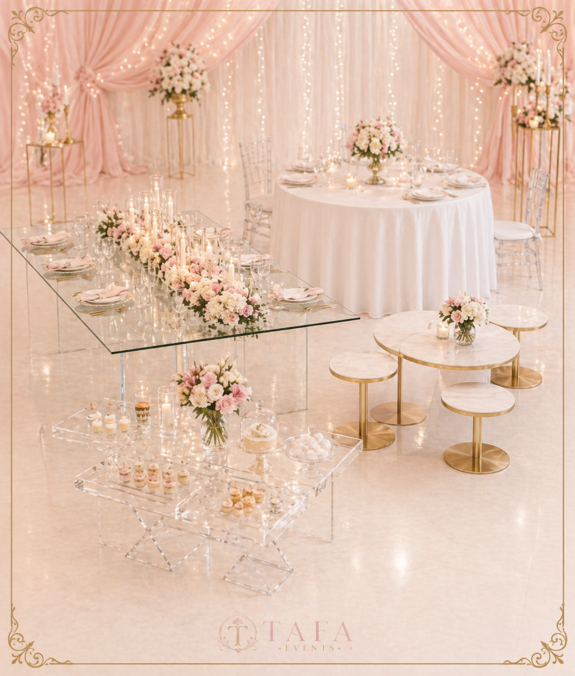 تأجير طاولات وكراسي للحفلات والمناسبات في الرياض